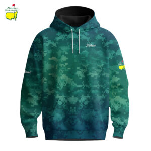 2026 Masters Tournament Titleist MTT1121 Green Pixel Camo Limited Hoodie